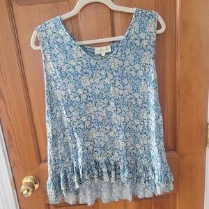 Cynthia Rowley floral print sleeveless top, XL